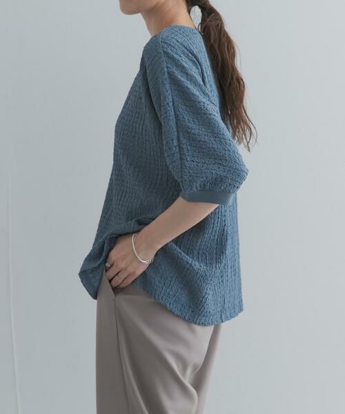 URBAN RESEARCH DOORS / アーバンリサーチ ドアーズ Tシャツ | ワッシャーカットドルマンプルオーバー | 詳細4