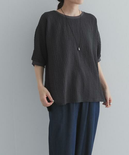URBAN RESEARCH DOORS / アーバンリサーチ ドアーズ Tシャツ | ワッシャーカットドルマンプルオーバー | 詳細22