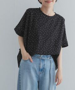 URBAN RESEARCH DOORS / アーバンリサーチ ドアーズ Tシャツ | ドットシルケットプルオーバー
