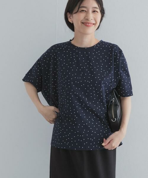 URBAN RESEARCH DOORS / アーバンリサーチ ドアーズ Tシャツ | ドットシルケットプルオーバー | 詳細2