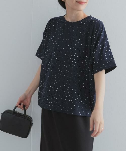 URBAN RESEARCH DOORS / アーバンリサーチ ドアーズ Tシャツ | ドットシルケットプルオーバー | 詳細4