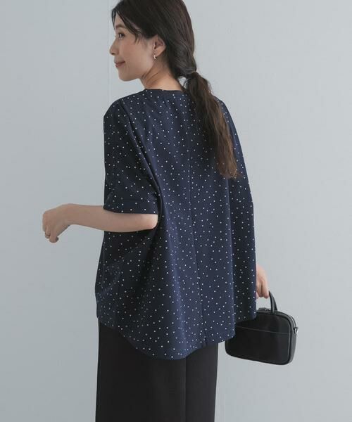 URBAN RESEARCH DOORS / アーバンリサーチ ドアーズ Tシャツ | ドットシルケットプルオーバー | 詳細6