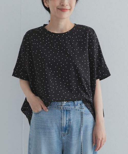 URBAN RESEARCH DOORS / アーバンリサーチ ドアーズ Tシャツ | ドットシルケットプルオーバー | 詳細15