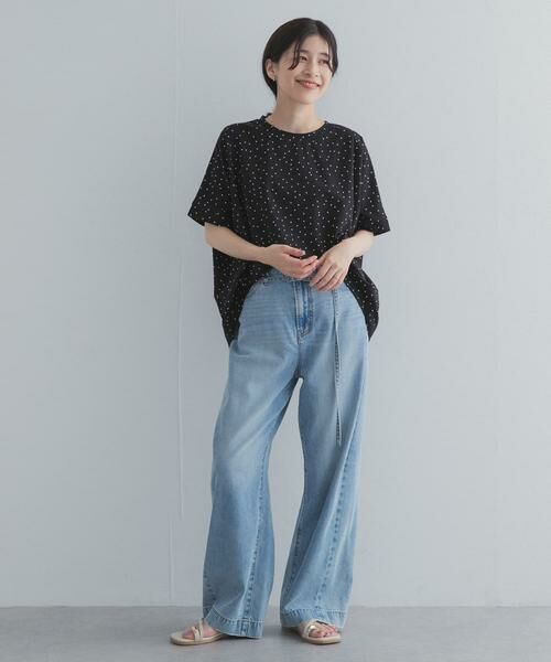 URBAN RESEARCH DOORS / アーバンリサーチ ドアーズ Tシャツ | ドットシルケットプルオーバー | 詳細19