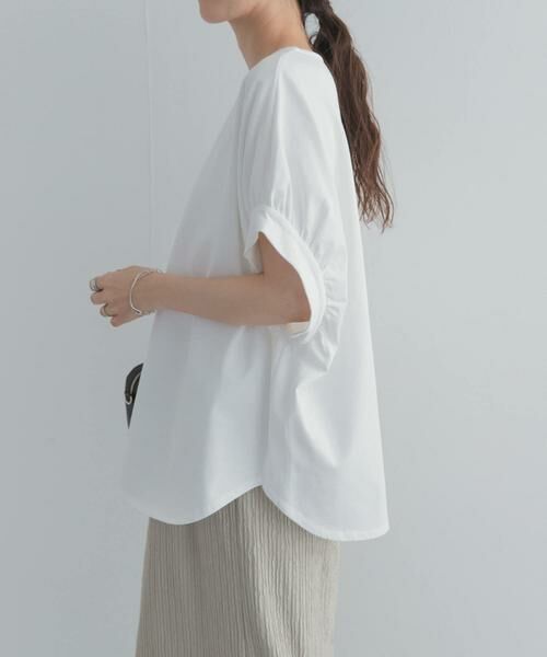 URBAN RESEARCH DOORS / アーバンリサーチ ドアーズ Tシャツ | 袖ギャザーワイドプルオーバー | 詳細4