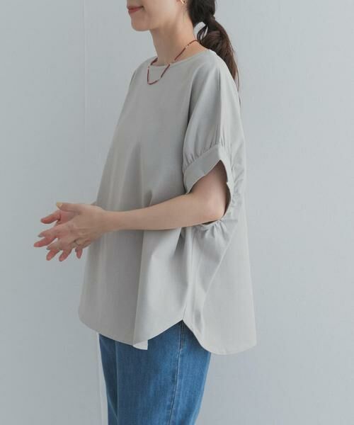 URBAN RESEARCH DOORS / アーバンリサーチ ドアーズ Tシャツ | 袖ギャザーワイドプルオーバー | 詳細12