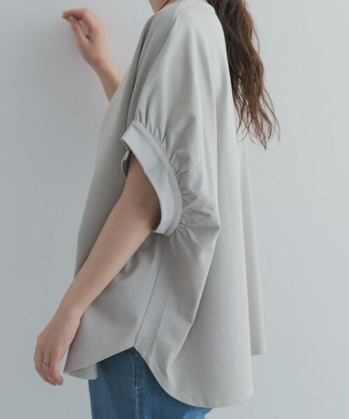 URBAN RESEARCH DOORS / アーバンリサーチ ドアーズ Tシャツ | 袖ギャザーワイドプルオーバー | 詳細13