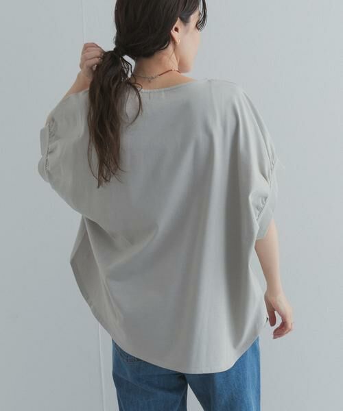 URBAN RESEARCH DOORS / アーバンリサーチ ドアーズ Tシャツ | 袖ギャザーワイドプルオーバー | 詳細14
