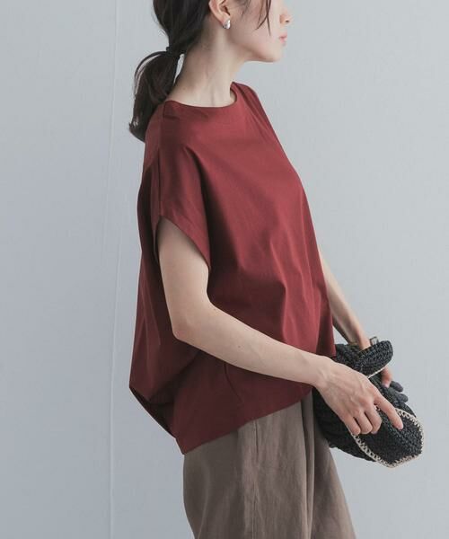 URBAN RESEARCH DOORS / アーバンリサーチ ドアーズ Tシャツ | 『UR TECH』サマシェアバックタックコクーンプルオーバー | 詳細1