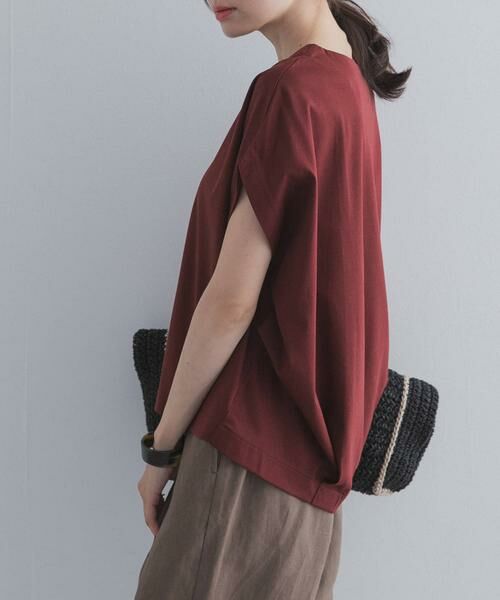 URBAN RESEARCH DOORS / アーバンリサーチ ドアーズ Tシャツ | 『UR TECH』サマシェアバックタックコクーンプルオーバー | 詳細4