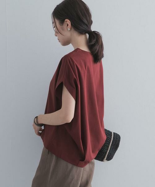 URBAN RESEARCH DOORS / アーバンリサーチ ドアーズ Tシャツ | 『UR TECH』サマシェアバックタックコクーンプルオーバー | 詳細5