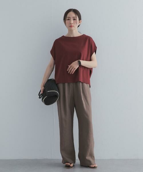 URBAN RESEARCH DOORS / アーバンリサーチ ドアーズ Tシャツ | 『UR TECH』サマシェアバックタックコクーンプルオーバー | 詳細7