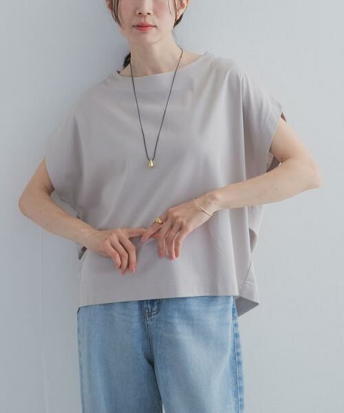 URBAN RESEARCH DOORS / アーバンリサーチ ドアーズ Tシャツ | 『UR TECH』サマシェアバックタックコクーンプルオーバー | 詳細23