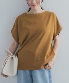 URBAN RESEARCH DOORS / アーバンリサーチ ドアーズ Tシャツ | ドライコットンボートネックプルオーバー