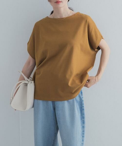 URBAN RESEARCH DOORS / アーバンリサーチ ドアーズ Tシャツ | ドライコットンボートネックプルオーバー | 詳細2