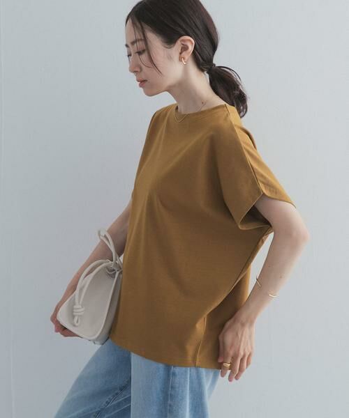 URBAN RESEARCH DOORS / アーバンリサーチ ドアーズ Tシャツ | ドライコットンボートネックプルオーバー | 詳細4
