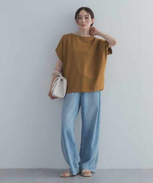 URBAN RESEARCH DOORS / アーバンリサーチ ドアーズ Tシャツ | ドライコットンボートネックプルオーバー | 詳細7
