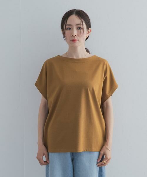 URBAN RESEARCH DOORS / アーバンリサーチ ドアーズ Tシャツ | ドライコットンボートネックプルオーバー | 詳細8