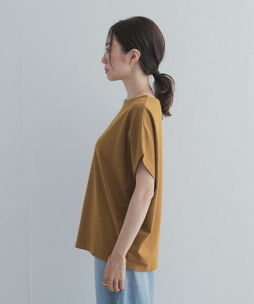 URBAN RESEARCH DOORS / アーバンリサーチ ドアーズ Tシャツ | ドライコットンボートネックプルオーバー | 詳細9