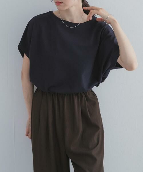 URBAN RESEARCH DOORS / アーバンリサーチ ドアーズ Tシャツ | ドライコットンボートネックプルオーバー | 詳細15