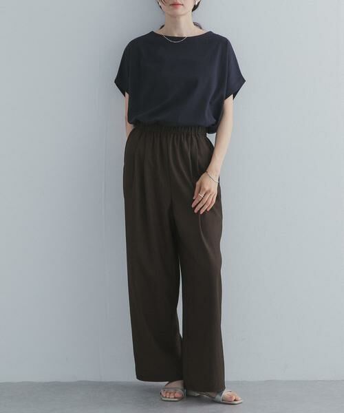 URBAN RESEARCH DOORS / アーバンリサーチ ドアーズ Tシャツ | ドライコットンボートネックプルオーバー | 詳細18