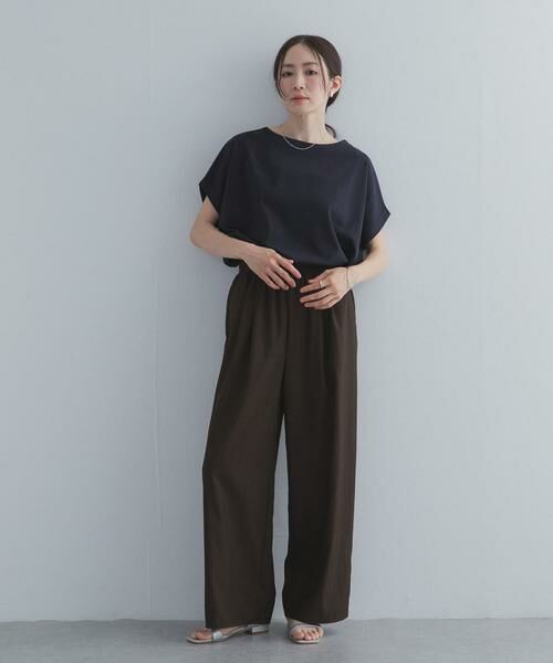 URBAN RESEARCH DOORS / アーバンリサーチ ドアーズ Tシャツ | ドライコットンボートネックプルオーバー | 詳細19