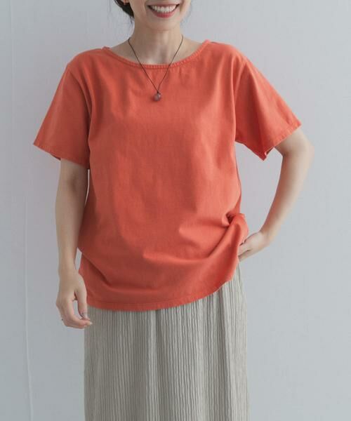 URBAN RESEARCH DOORS / アーバンリサーチ ドアーズ Tシャツ | GrowOrganicボートネックTシャツ | 詳細2