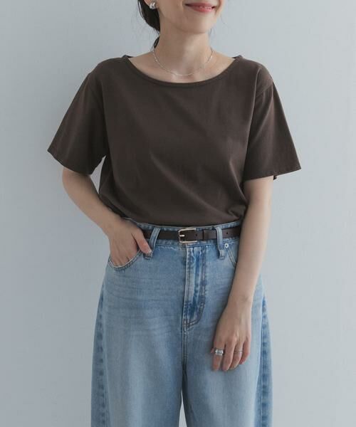 URBAN RESEARCH DOORS / アーバンリサーチ ドアーズ Tシャツ | GrowOrganicボートネックTシャツ | 詳細18