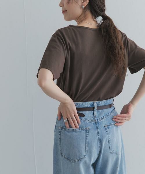 URBAN RESEARCH DOORS / アーバンリサーチ ドアーズ Tシャツ | GrowOrganicボートネックTシャツ | 詳細19