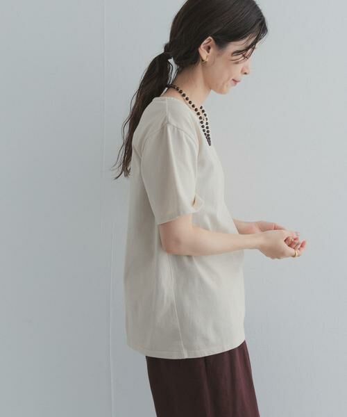 URBAN RESEARCH DOORS / アーバンリサーチ ドアーズ Tシャツ | GrowOrganicボートネックTシャツ | 詳細26