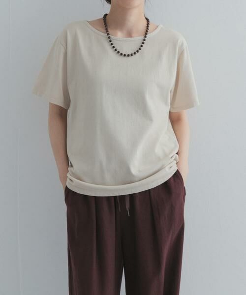 URBAN RESEARCH DOORS / アーバンリサーチ ドアーズ Tシャツ | GrowOrganicボートネックTシャツ | 詳細27