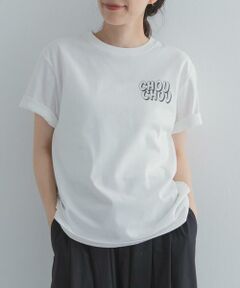 URBAN RESEARCH DOORS / アーバンリサーチ ドアーズ Tシャツ | ポイントロゴプリントTシャツ
