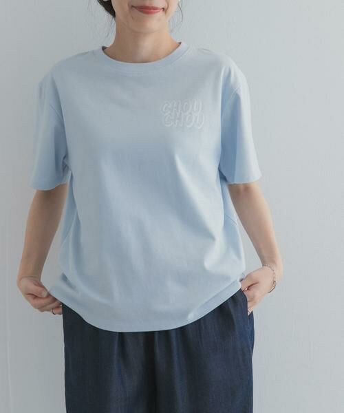 URBAN RESEARCH DOORS / アーバンリサーチ ドアーズ Tシャツ | ポイントロゴプリントTシャツ | 詳細1
