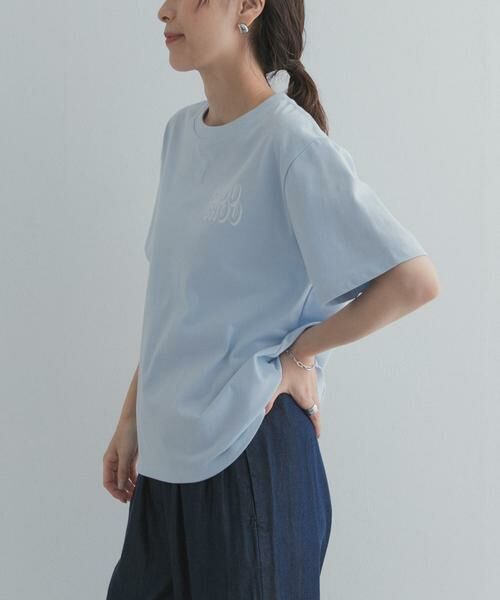 URBAN RESEARCH DOORS / アーバンリサーチ ドアーズ Tシャツ | ポイントロゴプリントTシャツ | 詳細2