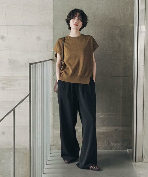URBAN RESEARCH DOORS / アーバンリサーチ ドアーズ その他トップス | 『洗濯可/UVカット』『UR TECH』Aircareフレンチニットプルオーバー | 詳細16