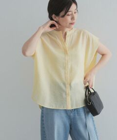 URBAN RESEARCH DOORS / アーバンリサーチ ドアーズ シャツ・ブラウス | 『一部WEB限定カラー』ショルダータックバンドカラーシャツ