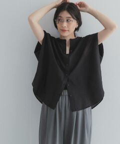 URBAN RESEARCH DOORS / アーバンリサーチ ドアーズ シャツ・ブラウス | 『一部WEB限定カラー』ショルダータックバンドカラーシャツ