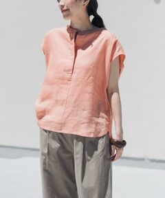 URBAN RESEARCH DOORS / アーバンリサーチ ドアーズ シャツ・ブラウス | リネンスキッパーフレンチブラウス