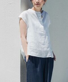 URBAN RESEARCH DOORS / アーバンリサーチ ドアーズ シャツ・ブラウス | リネンスキッパーフレンチブラウス