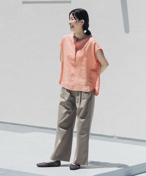 URBAN RESEARCH DOORS / アーバンリサーチ ドアーズ シャツ・ブラウス | リネンスキッパーフレンチブラウス | 詳細7