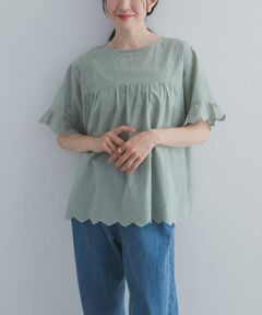 URBAN RESEARCH DOORS / アーバンリサーチ ドアーズ シャツ・ブラウス | アイレットレース2wayブラウス