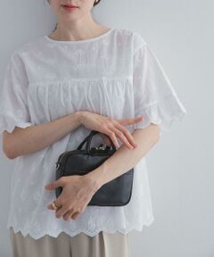 URBAN RESEARCH DOORS / アーバンリサーチ ドアーズ シャツ・ブラウス | アイレットレース2wayブラウス