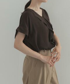 URBAN RESEARCH DOORS / アーバンリサーチ ドアーズ シャツ・ブラウス | フロントフリルブラウス