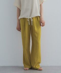 URBAN RESEARCH DOORS / アーバンリサーチ ドアーズ その他パンツ | リネン混イージーパンツ