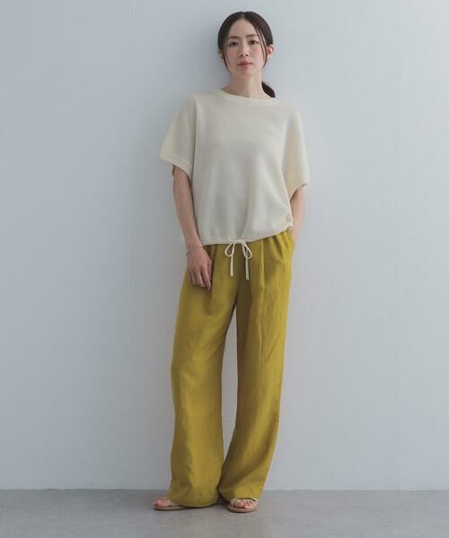 URBAN RESEARCH DOORS / アーバンリサーチ ドアーズ その他パンツ | リネン混イージーパンツ | 詳細6