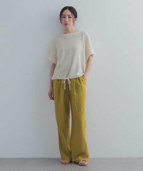 URBAN RESEARCH DOORS / アーバンリサーチ ドアーズ その他パンツ | リネン混イージーパンツ | 詳細7