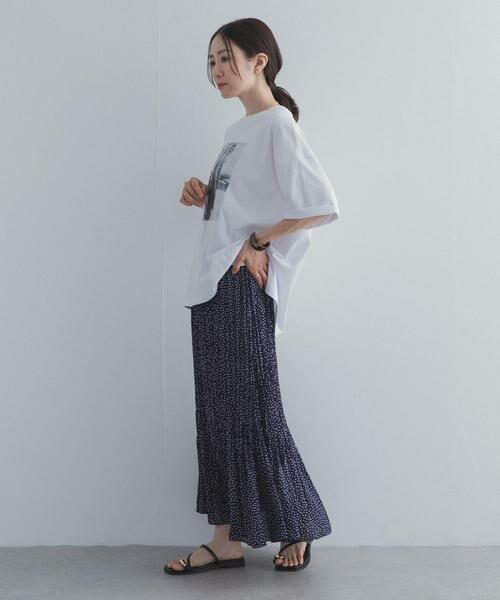 URBAN RESEARCH DOORS / アーバンリサーチ ドアーズ ロング・マキシ丈スカート | フラワードットプリーツスカート | 詳細7