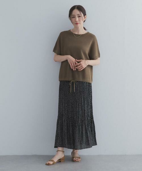 URBAN RESEARCH DOORS / アーバンリサーチ ドアーズ ロング・マキシ丈スカート | フラワードットプリーツスカート | 詳細23