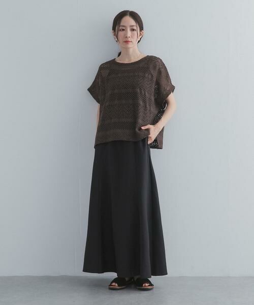 URBAN RESEARCH DOORS / アーバンリサーチ ドアーズ ロング・マキシ丈スカート | バイアスフレアスカート | 詳細7