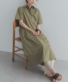 URBAN RESEARCH DOORS / アーバンリサーチ ドアーズ ワンピース | 衿付きスキッパーAラインワンピース